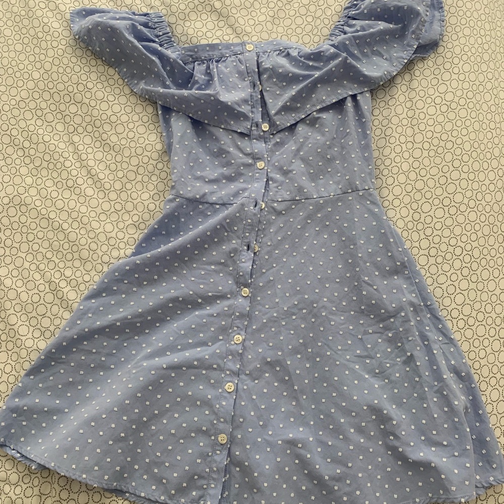 Topshop Blue skater Dress